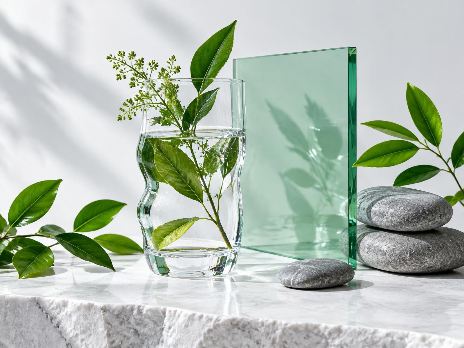 AI-generated wellness still life, not a Zymerex campaign frame